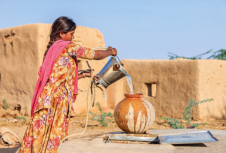 Simple instead of energy-intensive: Especially in developing countries, new solutions are needed to produce safe drinking water. (Photo)