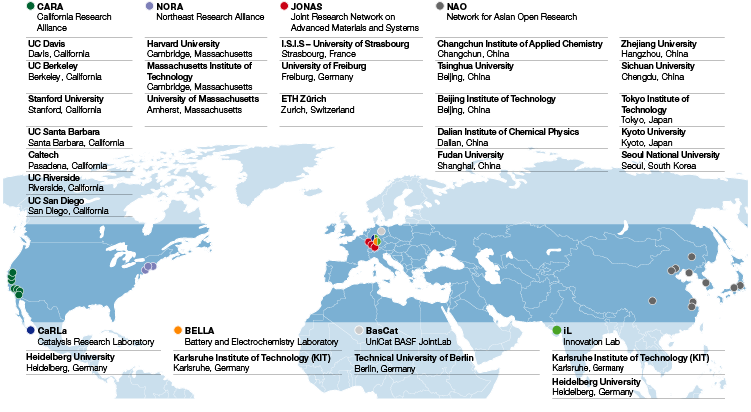 Global network: eight Academic Research Alliances (graphic)