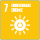 SDG7- Affordable and clean energy (Icon)