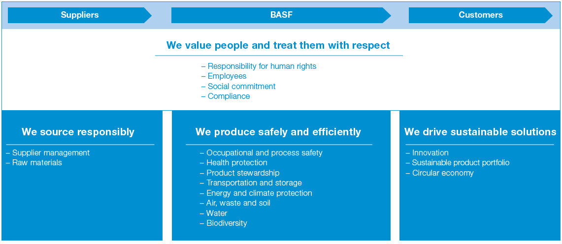 Responsibility Along the Value Chain - BASF Online Report 2020